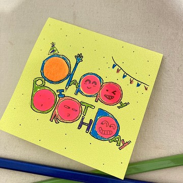 -現貨-歡樂聚會/生日卡片/創意卡片/手工卡片/簡約/客製