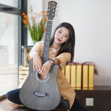 38寸單板民謠入門吉他初學者男女生學習專用新手學彈唱
