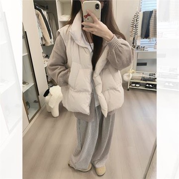 Xuxury 羽絨馬甲女/秋冬新款羽絨服馬夾 冬季也要保暖又洋氣！