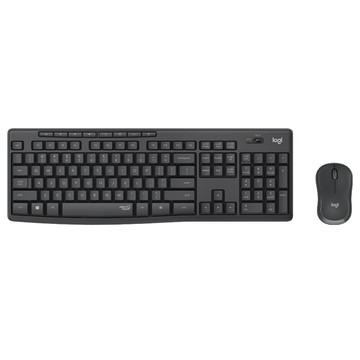 Logitech MK295 無線靜音鍵鼠組 - 石墨灰