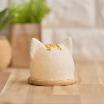 羊毛小貓燈籠/棕虎