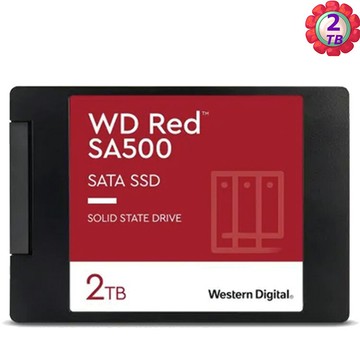 WD_RED SA500 2TB NAS 2.5" SSD WDS200T1R0A-固態硬碟  威騰公司貨｜滿額領券最高現折$220