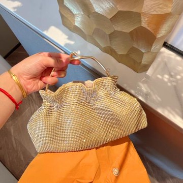 旗袍包包晚宴包鑲鉆手提包女士名媛手包水鉆宴會手拿包禮服手拎包