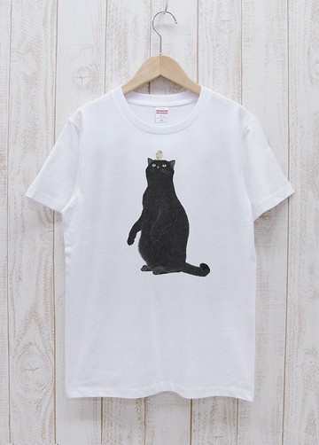 Nokke Kuroneko Tee Chick 白 / R017-T-WH