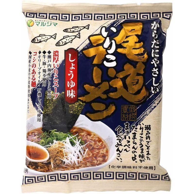 純正食品マルシマ ラーメン 尾道いりこラーメン しょうゆ味 115g