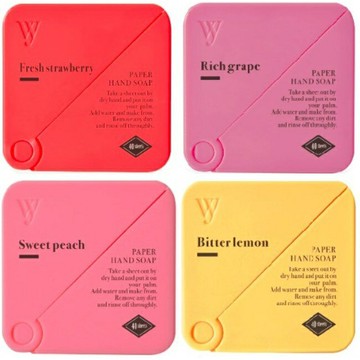 【JOKO JOKO】日本 Washny 水果 香氛 隨身攜帶 肥皂 紙肥皂