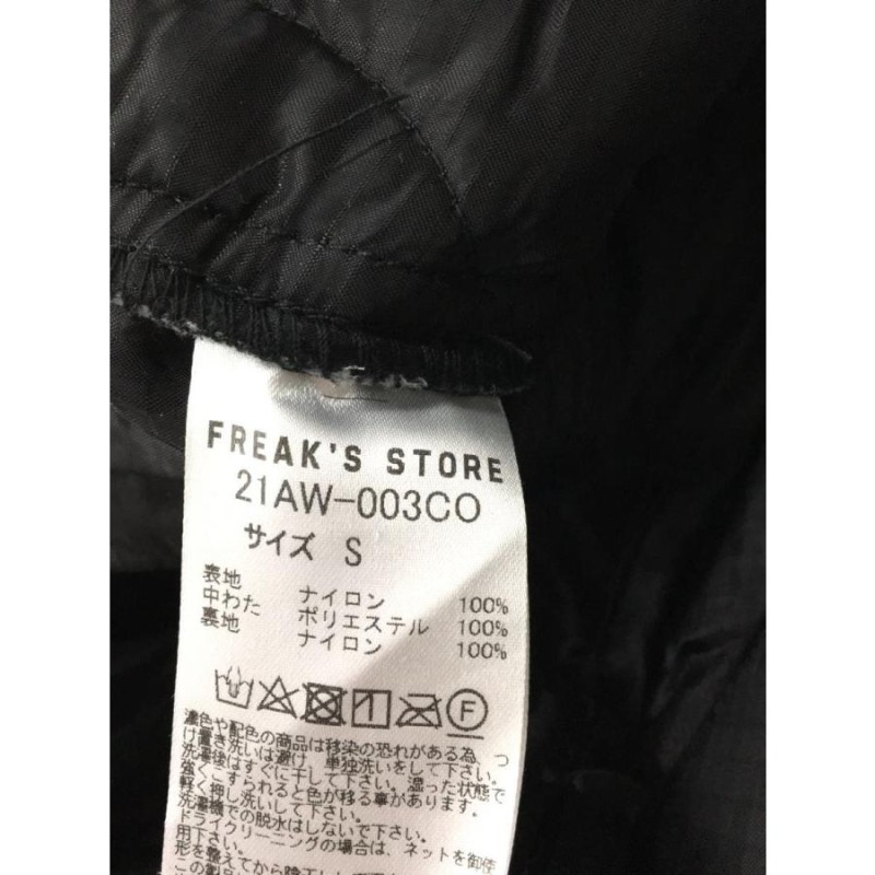 FREAK'S STORE◇21AW/M-65/ライナー付/モッズコート/S/ナイロン/BLK