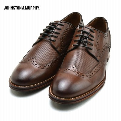 ジョンストン&マーフィー ウイングチップ CONARD EMBOSSED オーク 20-3894