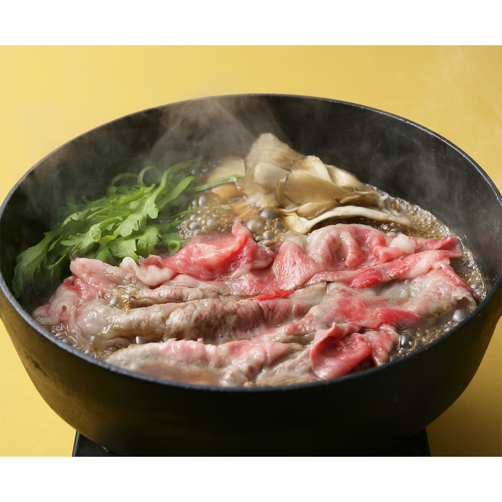 京都・京中 きょうなか 枝肉熟成牛肉 すき焼き用 ロース400g