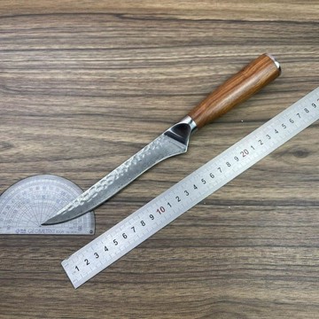 【原野】尾貨全新67層大馬士革夾vg10鋼芯剔骨刀黃檀實木柄厚2.5mm