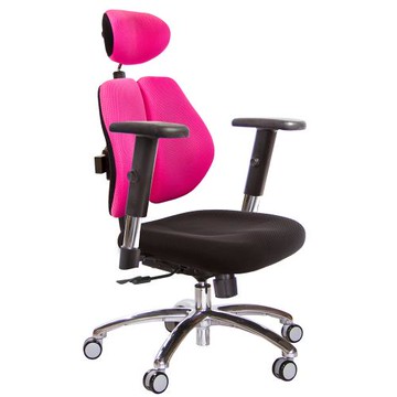 GXG 高背涼感綿 雙背椅 (鋁腳/SO金屬扶手)  TW-2995 LUA5