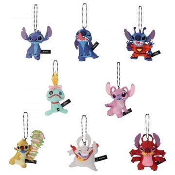 小禮堂 Disney 迪士尼 史迪奇 造型玩偶盲盒 全套八入組