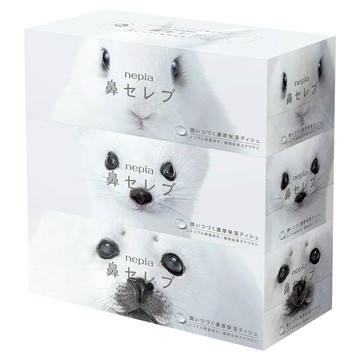 nepia 王子 鼻貴族面紙  3盒  1組