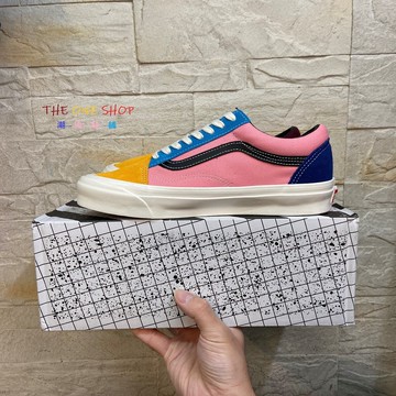 VANS Og Old Skool Lx VAULT 雙色 多色 拼接 限量款 麂皮 帆布鞋 VN0A4P3X2T2