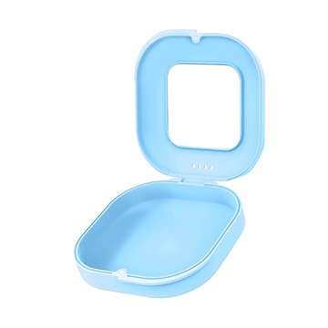 外出透氣攜帶盒 ABS材質 90*83*30mm  1個  遠峰藍