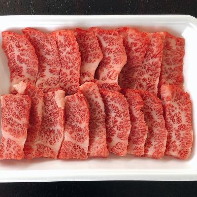 ふるさと納税 米沢市 米沢牛焼肉　カルビ用380g