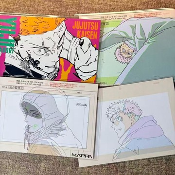 🌞包包優選寶藏品🌟🌟散貨咒術回戰虎杖悠仁MAPPA線稿明信片虎天帝虎杖死滅迴游🌞