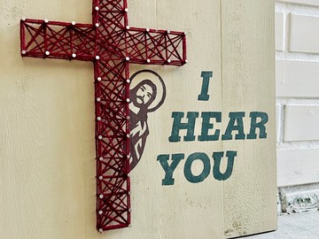 福音商品 創意木作擺飾 禱告悄悄話 十字架 基督教 受洗禮物 聖誕
