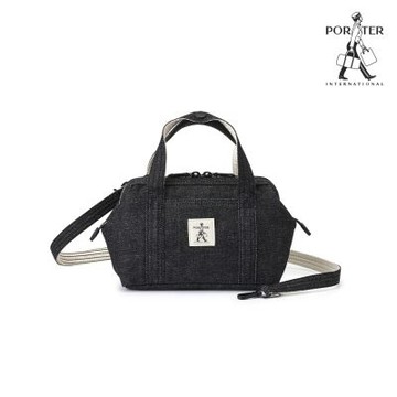PORTER INTERNATIONAL - 自由丹寧NIMES手提包 (S) - 黑