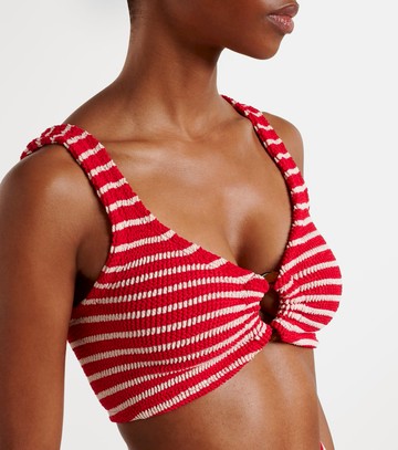Hunza G Nadine striped bikini
