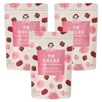 Medolly 蜜思朵 黑糖玫瑰紅棗茶 17g  15包  3袋