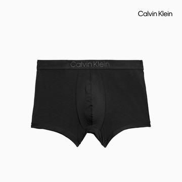 【Calvin Klein】 CK CK BLACK 棉質貼身短版四角褲_黑色