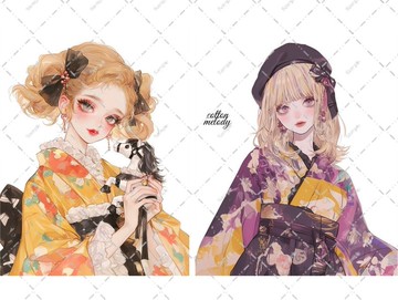 original sticker no.7826 人物貼紙 原創貼紙 人物貼紙 女孩貼紙 原創人物貼紙