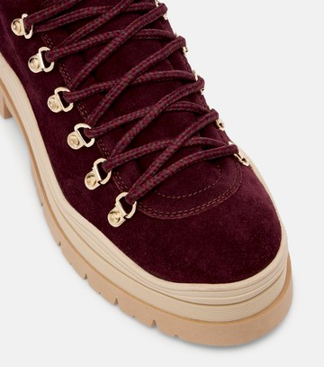 Bogner Arosa shearling-lined suede lace-up boots