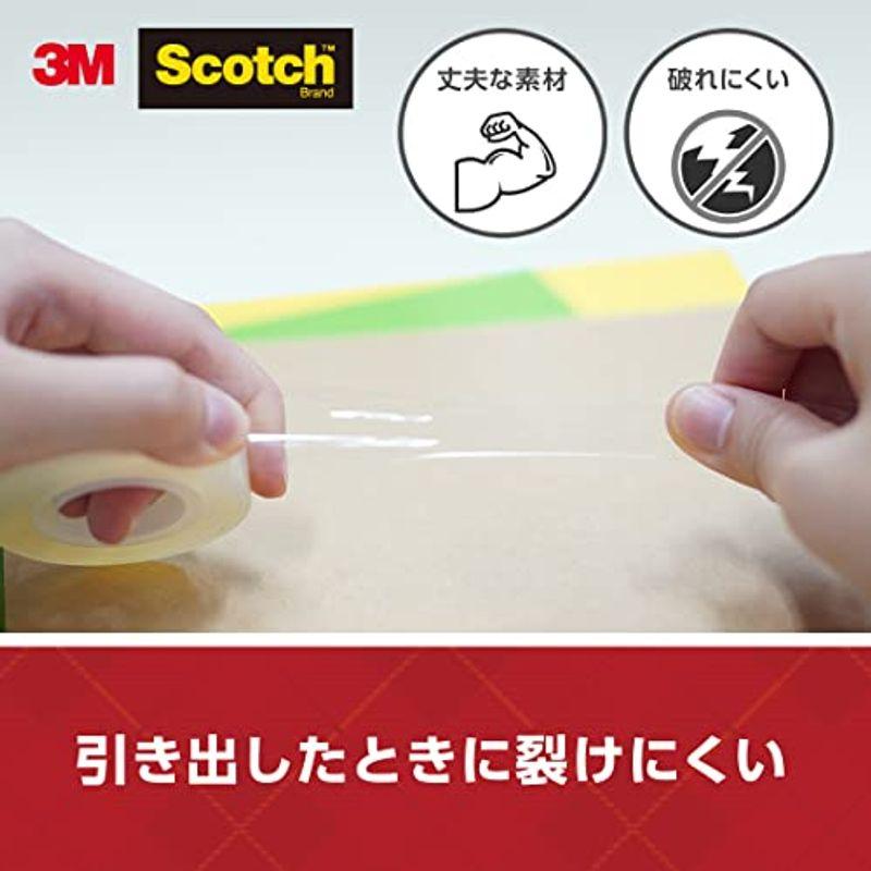 3M スコッチ 超透明テープS 10巻パック 12mm×35m 大巻 BK-12N