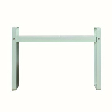 分層伸縮置物架 多用途廚櫃分層架 金屬烤漆 耐重約10公斤  綠色  1個