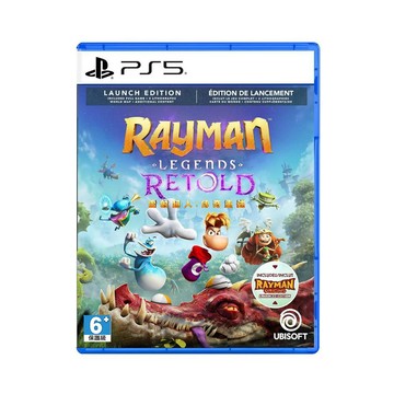 PlayStation PS5 雷射超人：傳奇重述《Rayman Legends Retold》中文版