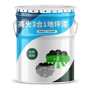 🔥臺灣熱賣🔥快幹耐磨凈味三閤一環氧地坪漆專用水性水泥地麵漆室內防塵地闆漆