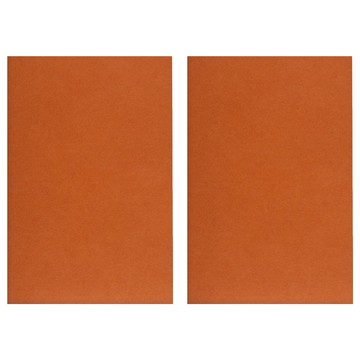 IWI 蒙恬 TAKUMI匠 銀標A5和紙格線筆記本 18種日本原色可選 日本阿波和紙封面  柿  2本