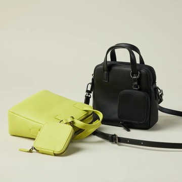 SOHO 斜挎迷你方包 - 黑