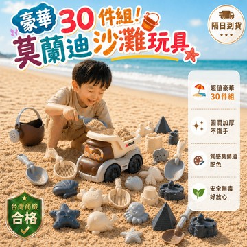 滿額299贈玩具🎁兒童沙灘玩具30件組 玩沙工具 挖沙玩具 沙灘車 沙模鏟子 戲水玩具 兒童戶外必備