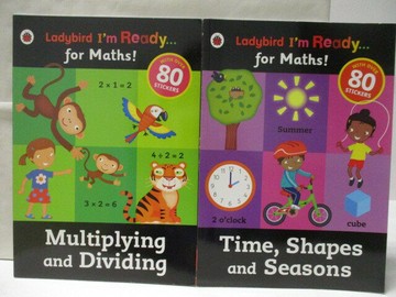 【書寶二手書T3／少年童書_VK7】高_Ladybird I'm Ready…for Maths-Time, Shapes and Seasons等_2本合售