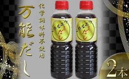 化学調味料不使用！ウエルカムの万能だし（500ml）2本セット