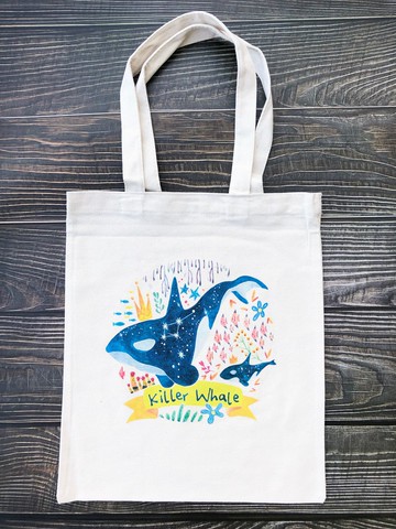 虎鯨帆布袋 聖誕禮盒 交換禮物