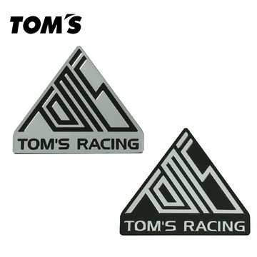 【PP保勁國際】日本原裝 TOM'S RACING 金屬貼紙 車身貼紙 車貼 車身裝飾 車內貼紙
