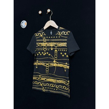 【TACKSTHGOOD】正品 VERSACE 女款上衣 金項鍊 鎖鏈圖案