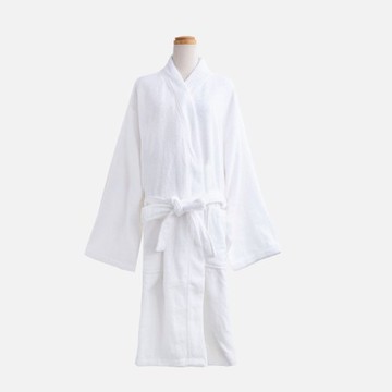 PALETTE純棉浴袍F 瓷石白