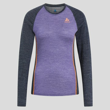 【速捷戶外】瑞士ODLO 111291 女 PW150 美麗諾羊毛圓領上衣(WARM),保暖內衣,底層衣,衛生衣