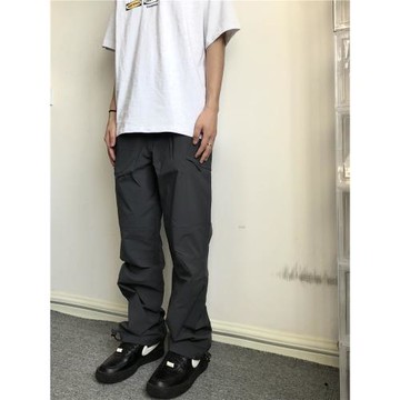 soxiox山系戶外速干沖鋒褲男女秋季防潑水cleanfit美式機能褲子潮