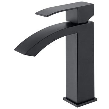 Homeicon 不鏽鋼霧黑面盆龍頭