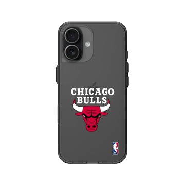 iPhone 17 Clear (相機按鈕) 酷墨灰 - NBA - Logo-芝加哥公牛 Chicago Bulls - Light