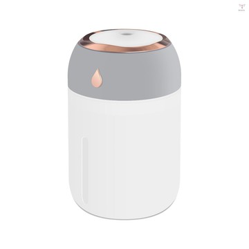Toyutw)330ml 七彩霧加濕器擴散器便攜式 7 色夜燈靜音 USB 加濕器帶 2 種噴霧模式酷霧適用於桌面汽車家