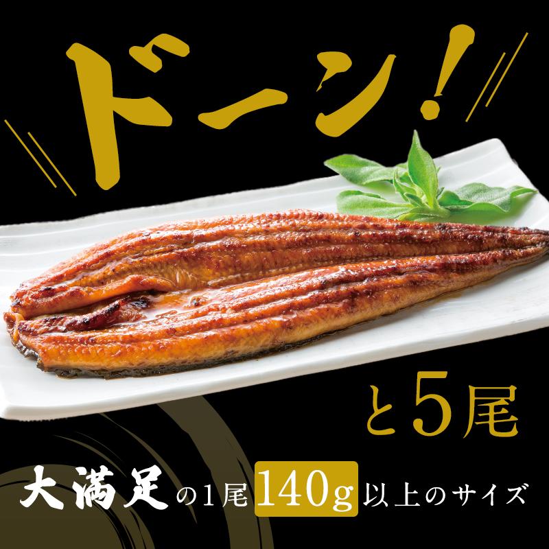  うなぎ 長焼 5尾 700g 敬老の日 お歳暮