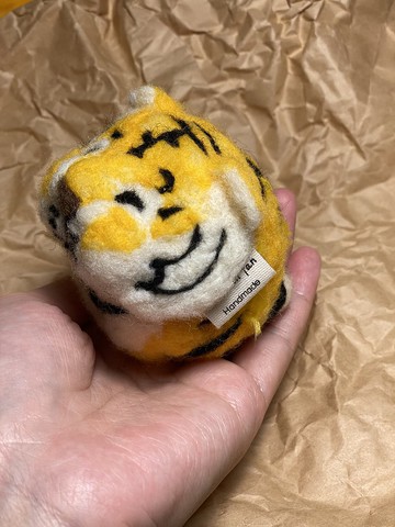 圓滾滾老虎吊飾