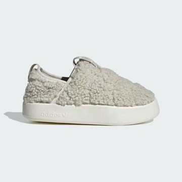 【ADIDAS】PUFFYLETTE 360 C 休閒鞋 中大童鞋 懶人鞋 灰色-IG2077
