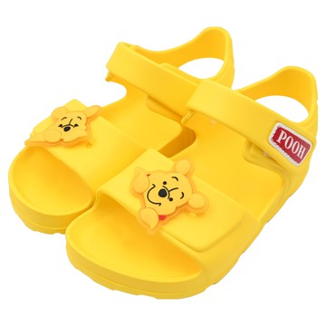 Winnie the Pooh 小熊維尼 兒童款 立體造型防水涼鞋  維尼 黃色